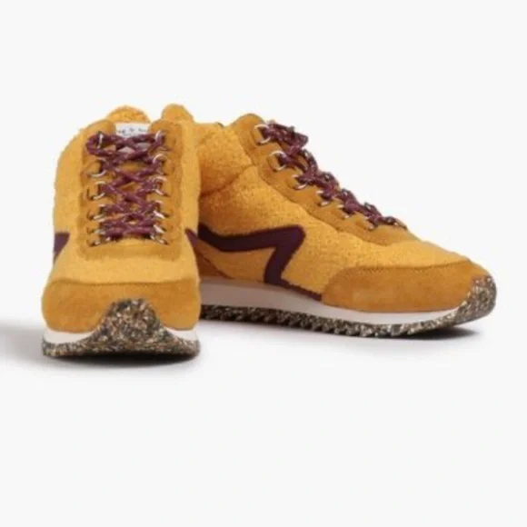 Rag & Bone Retro Hiker Faux Shearling Sneakers - Picture 2 of 4